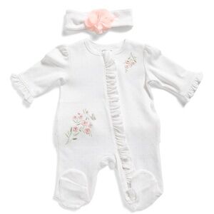 NWT - Bee Lovely Footie With Headband